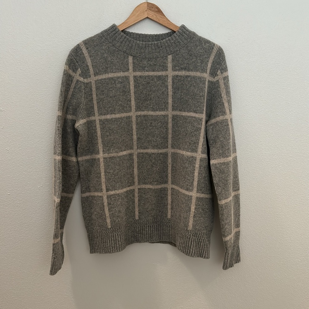 Pendleton Women's Windowpane Lambswool Sweater - image 2